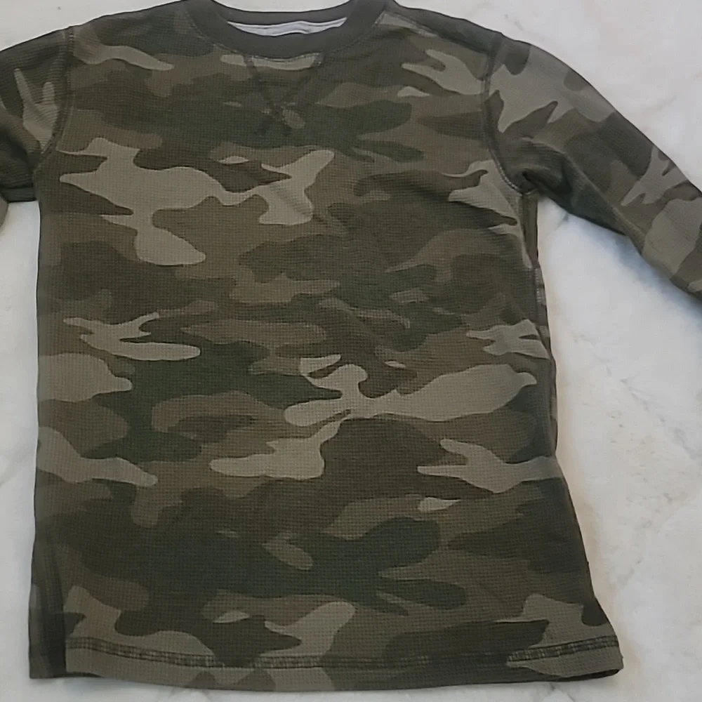Boys Army print long sleeve shirts 6/7 - Picture 4 of 6
